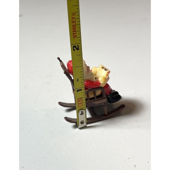 4 Vintage Dollhouse Miniatures Santa Mouse Mrs Claus Jewelled Christmas Tree - Picture 7 of 16